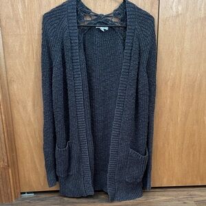 American Eagle Outfitters Black Cardigan Sweater